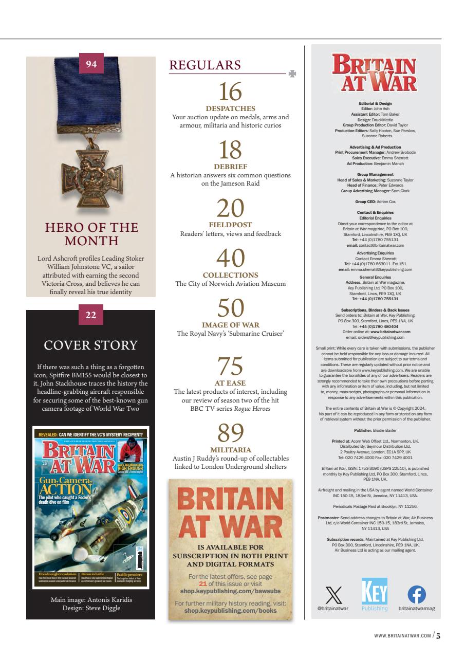 Britain at War Magazine Preview Pages