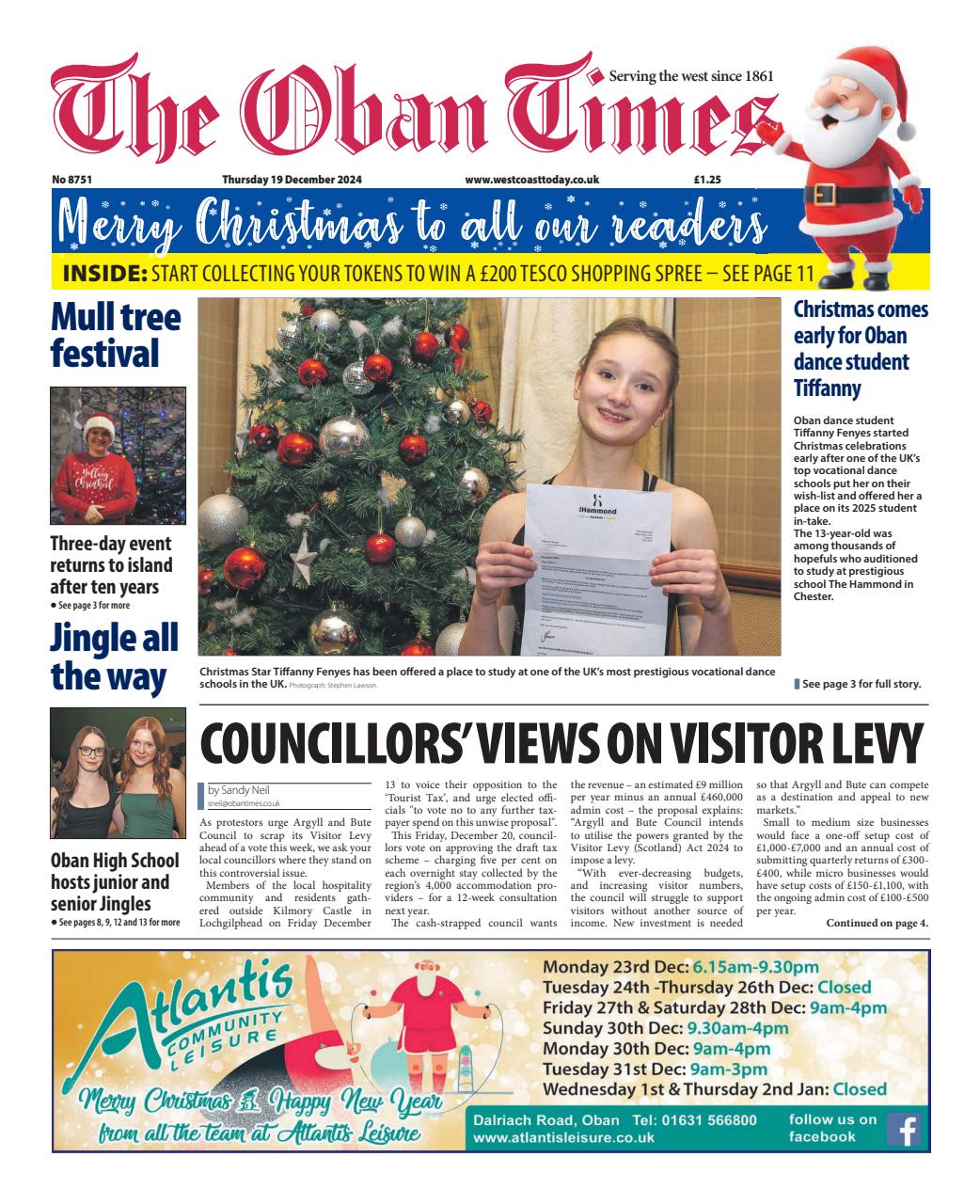 The Oban Times & Lochaber Times Preview Pages