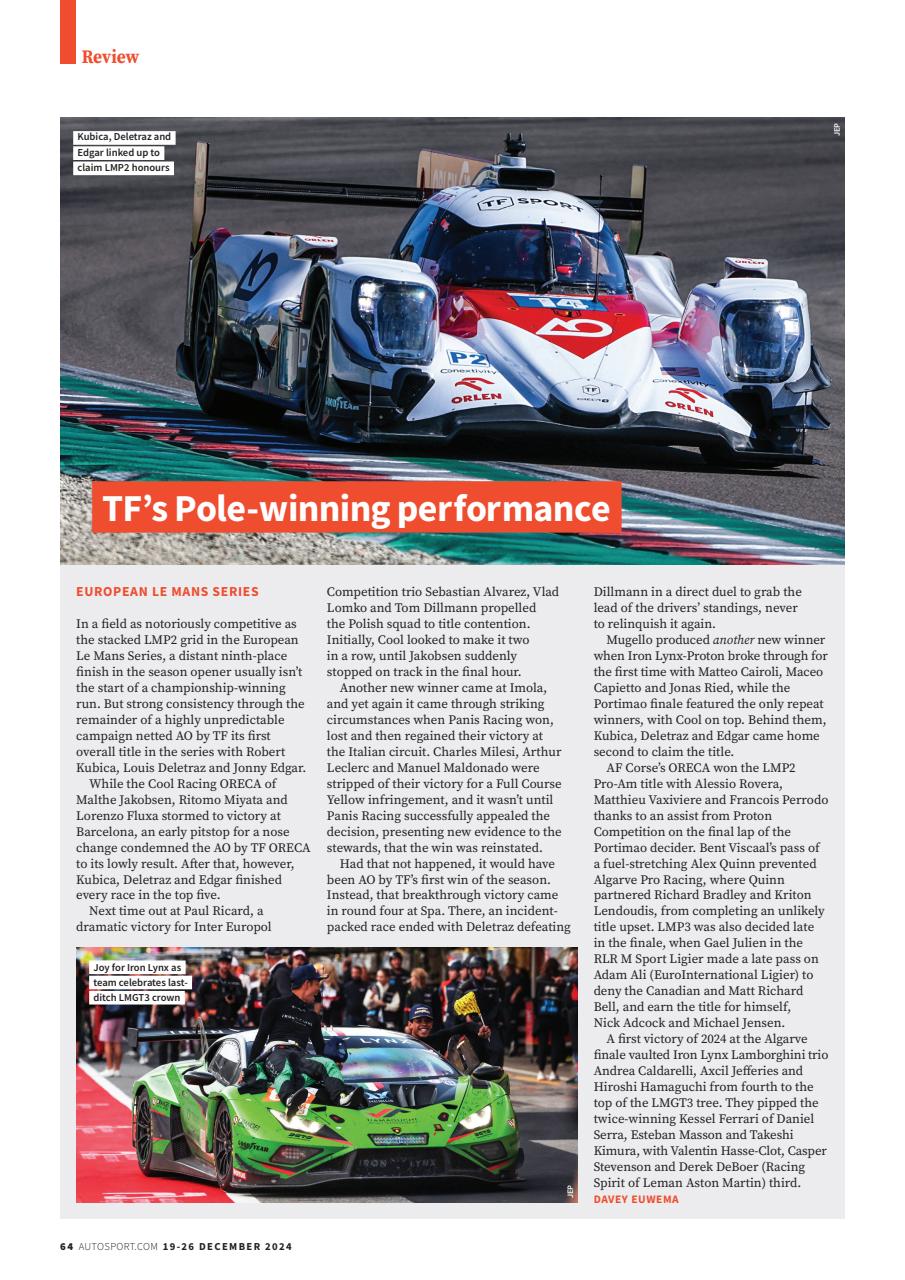 Autosport Preview Pages