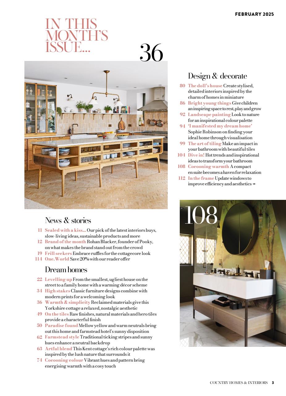 Country Homes & Interiors Preview Pages