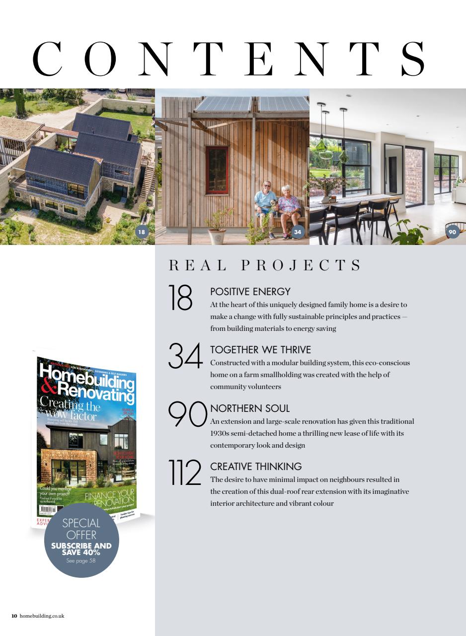 Homebuilding & Renovating Magazine Preview Pages