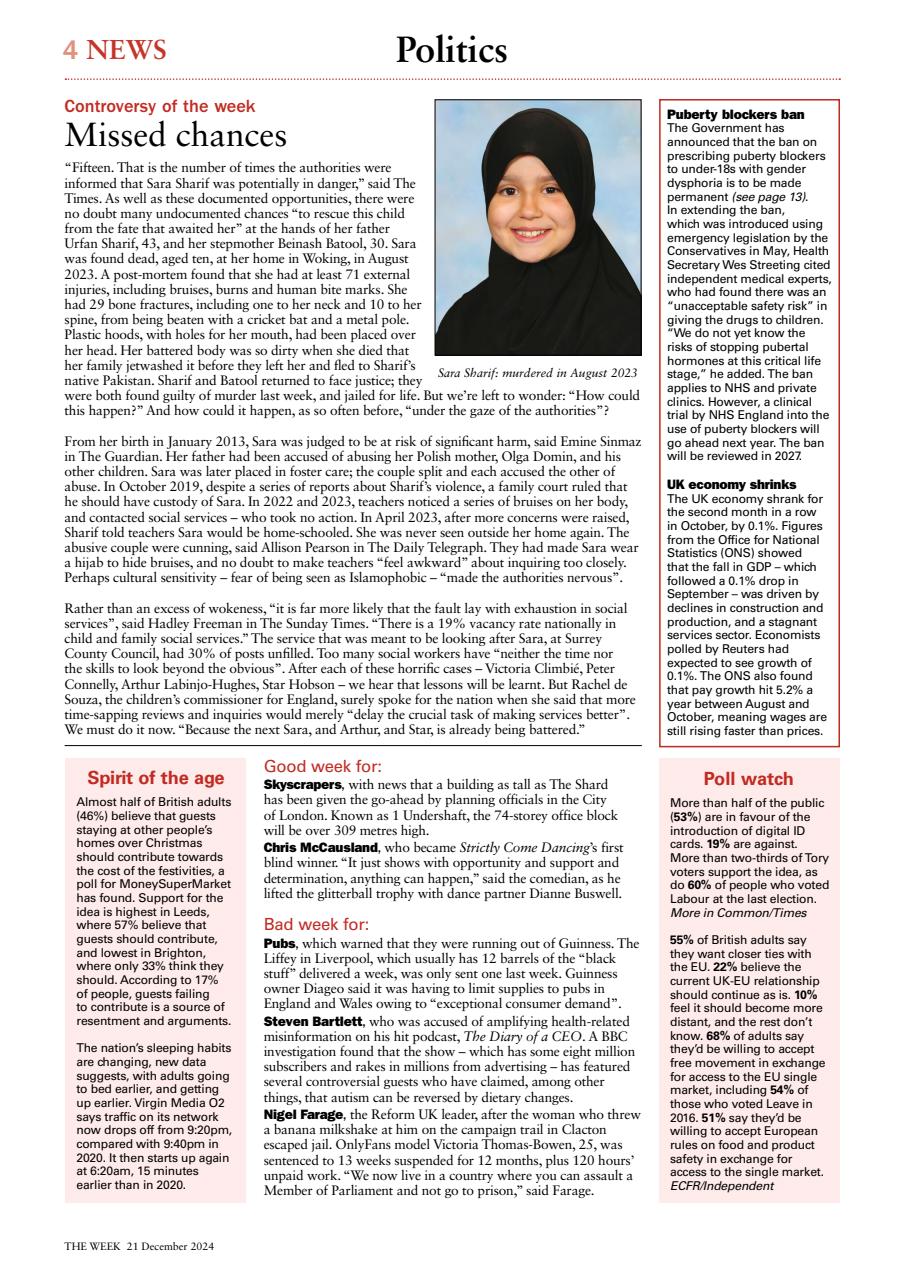 The Week Preview Pages