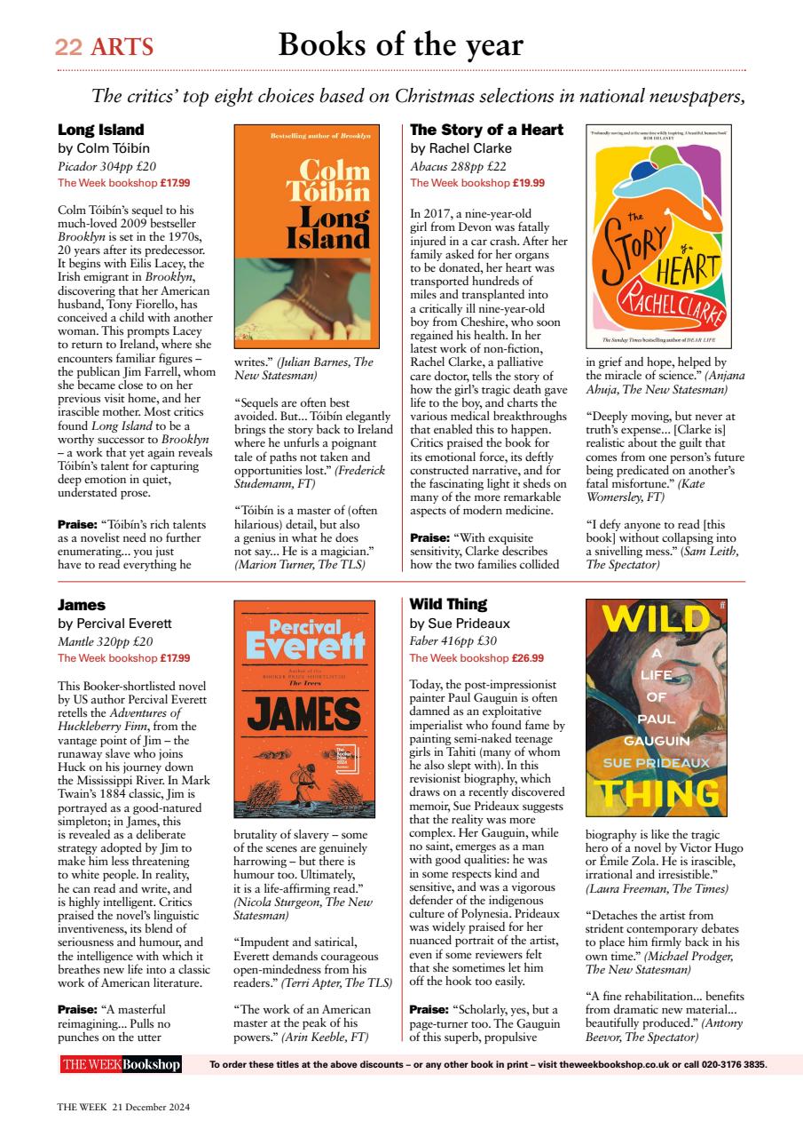 The Week Preview Pages