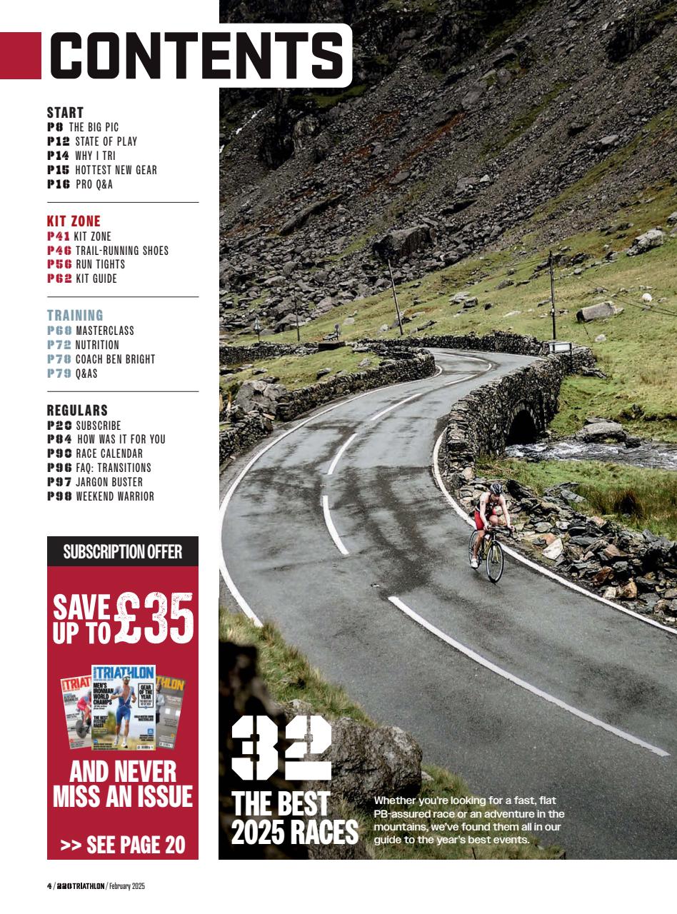220 Triathlon Magazine Preview Pages