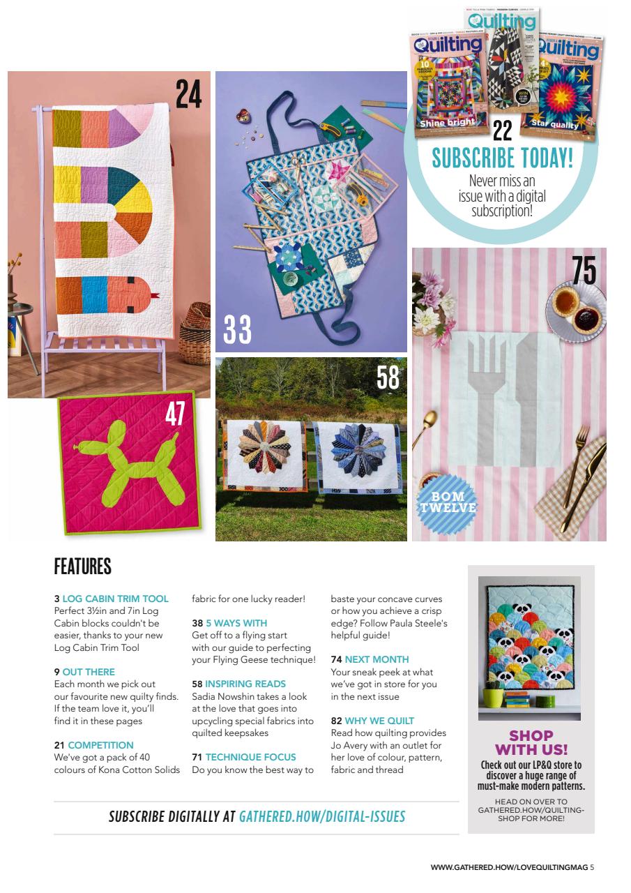 Love Patchwork & Quilting Preview Pages