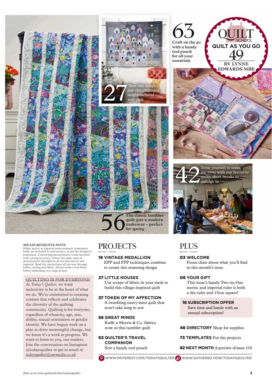 Today’s Quilter Preview Pages