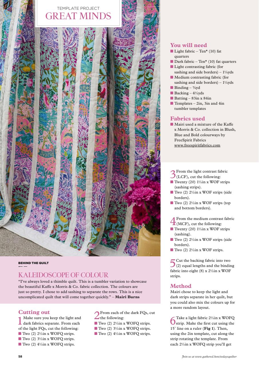 Today’s Quilter Preview Pages