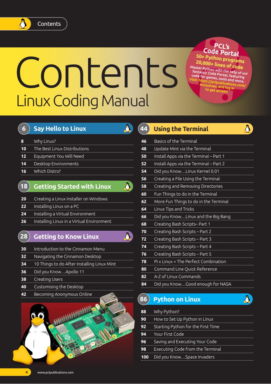 Linux Coding The Complete Manual Preview Pages