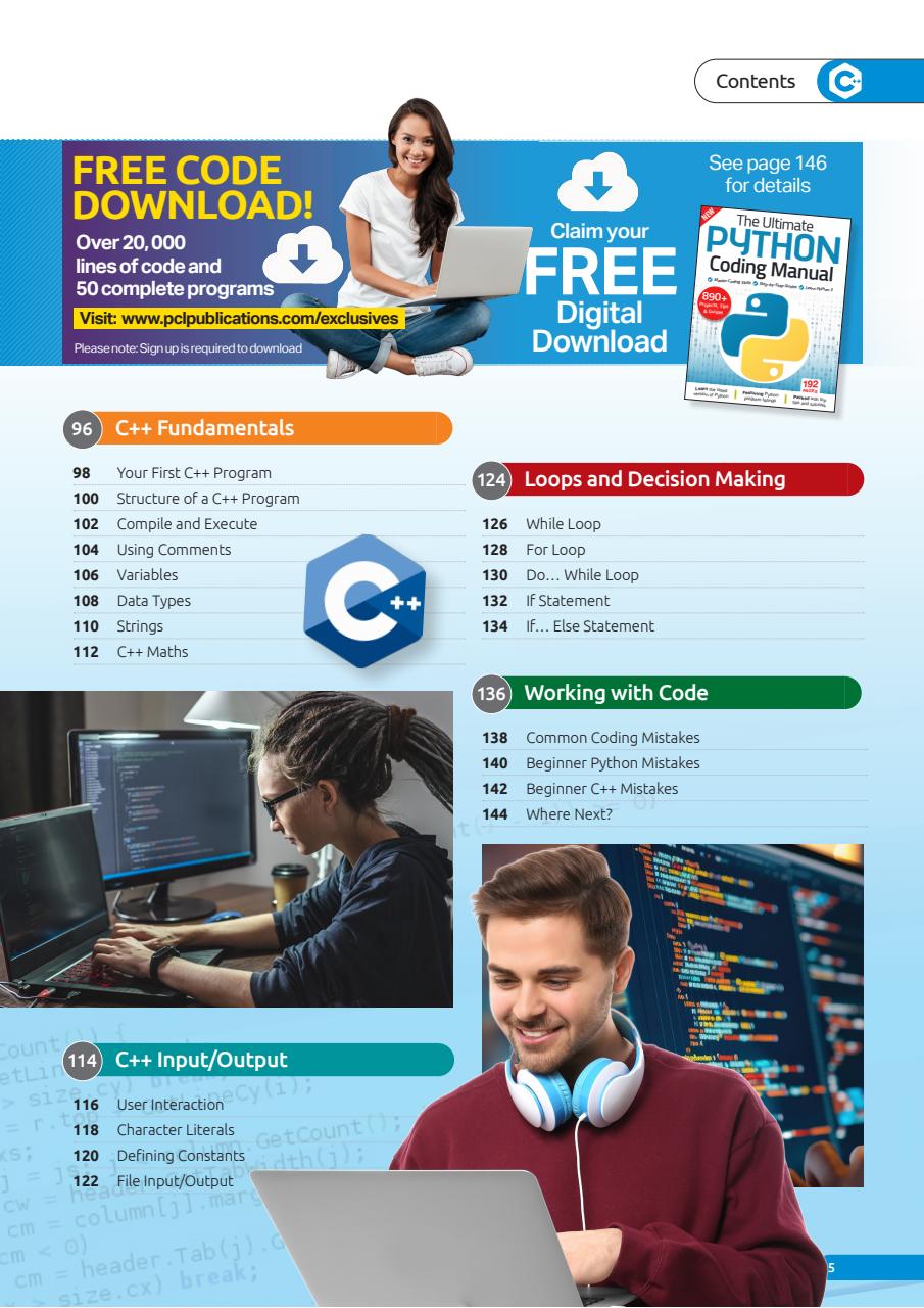 Python & C++ The Complete Manual Preview Pages
