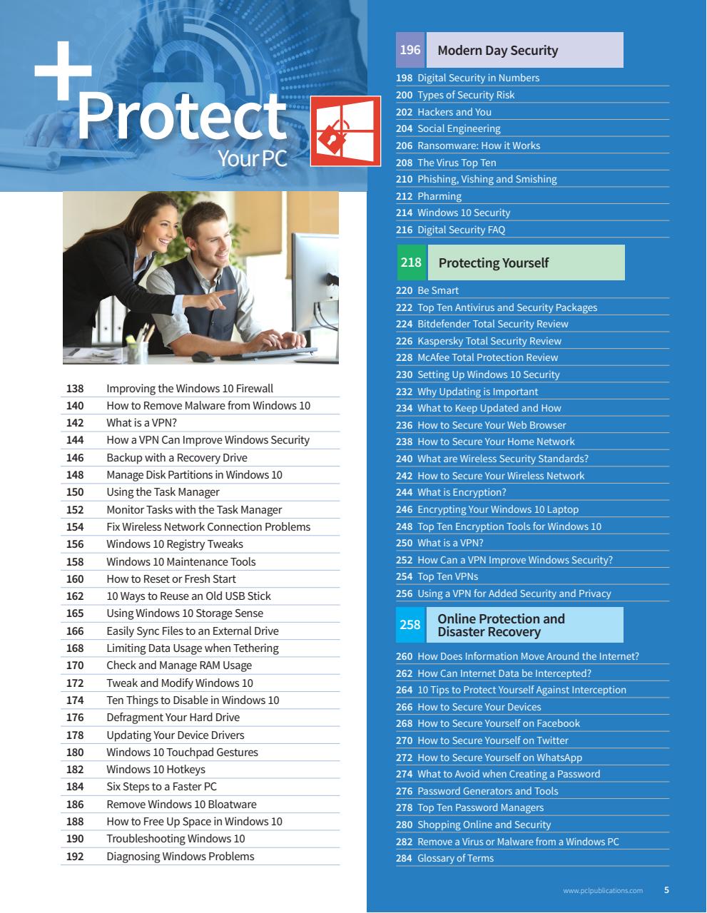 Windows 10 The Complete Manual Preview Pages