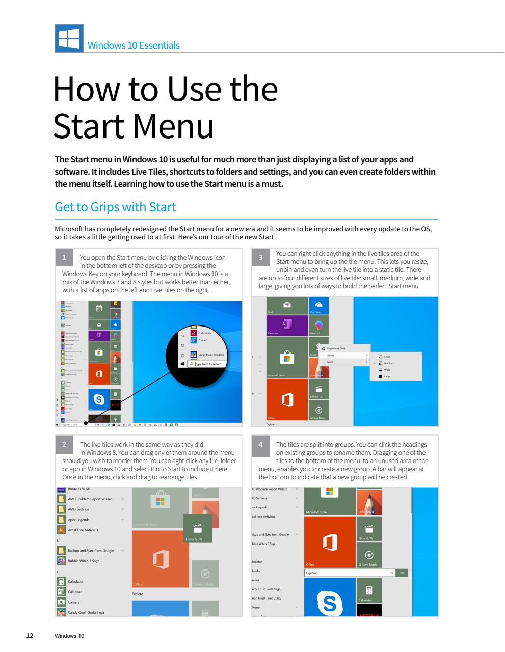 Windows 10 The Complete Manual Preview Pages