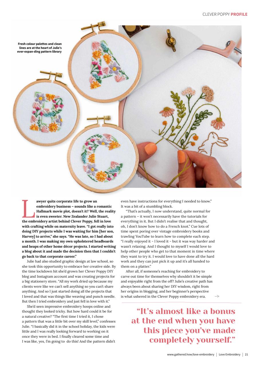 Love Embroidery Preview Pages