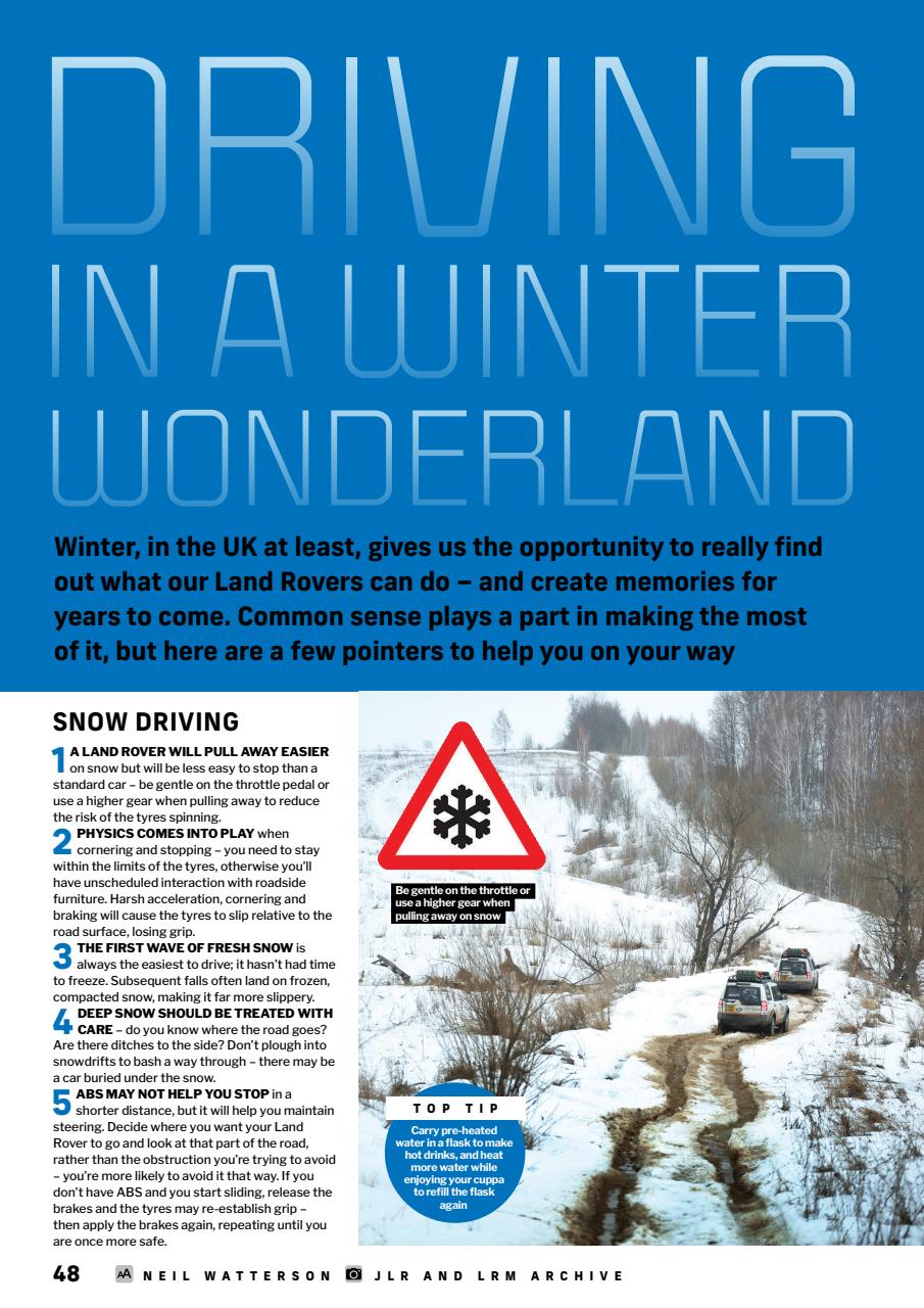 Land Rover Monthly Preview Pages