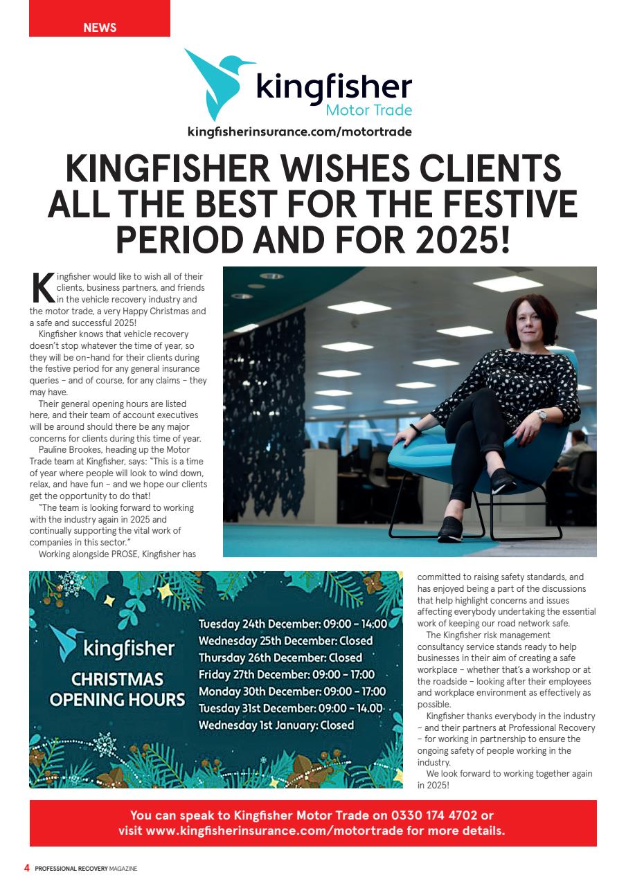 Professional Recovery Magazine Preview Pages