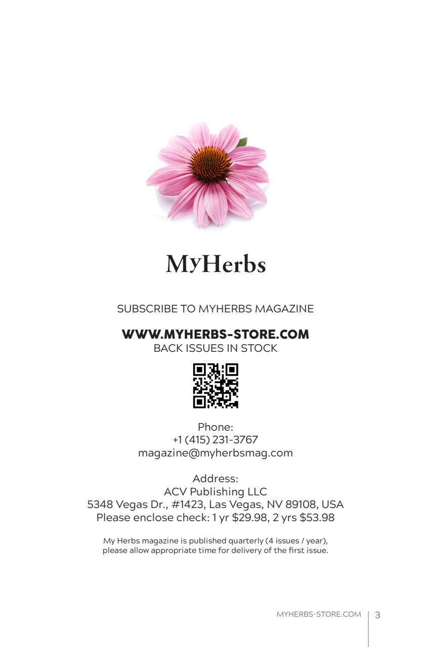 My Herbs Magazine Preview Pages