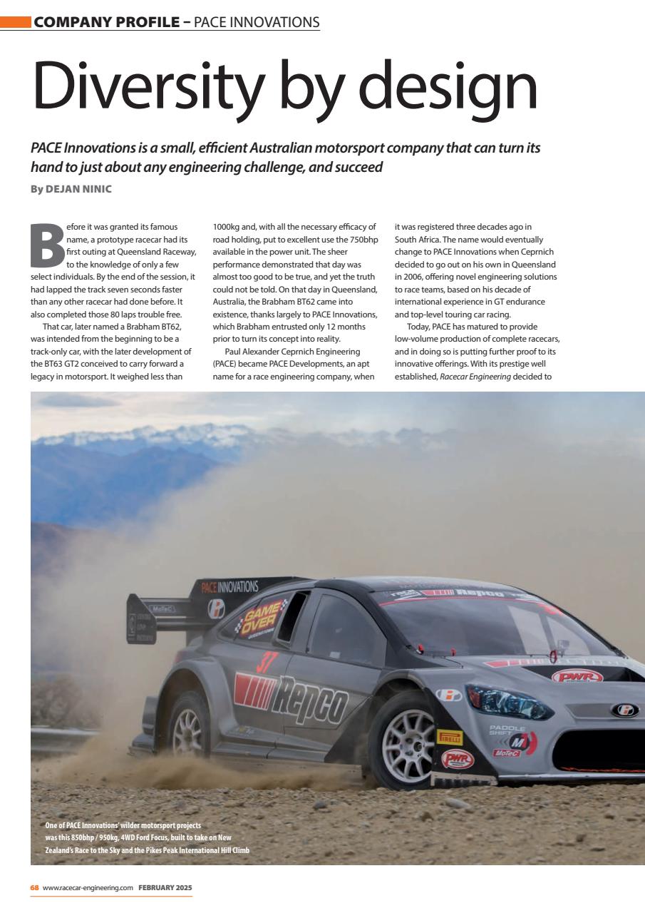 Racecar Engineering Preview Pages