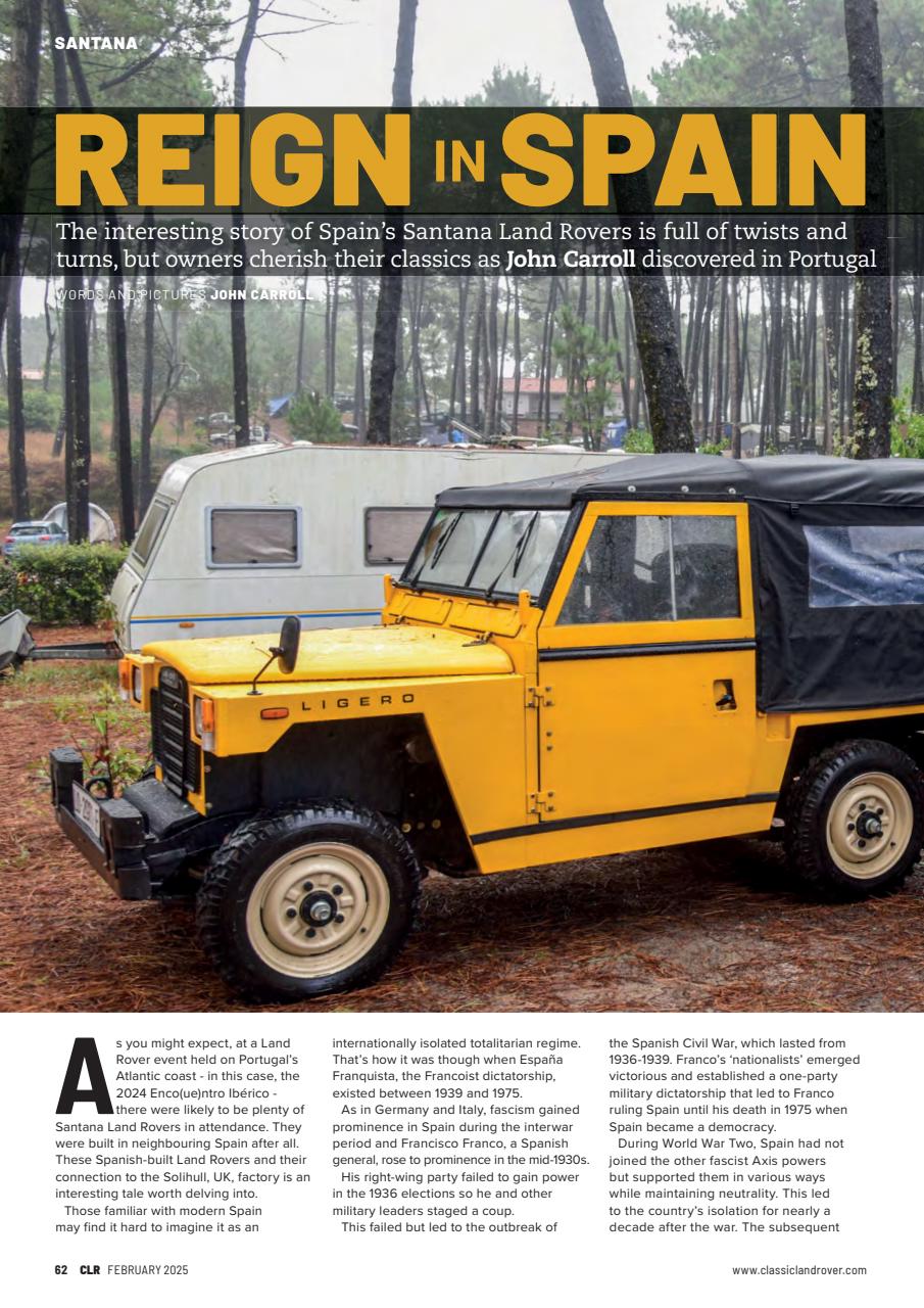 Classic Land Rover Magazine Preview Pages