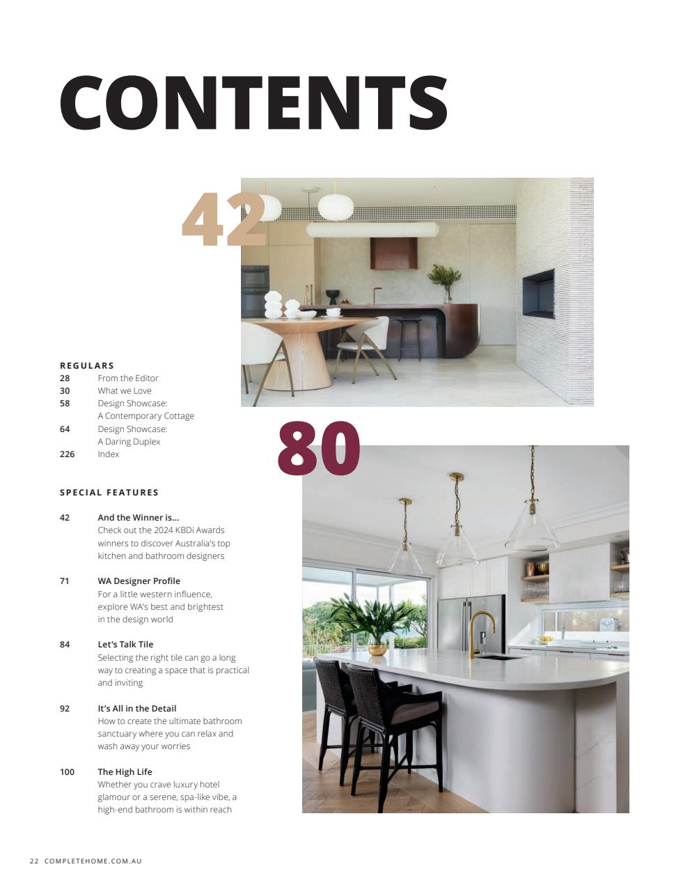 Kitchens & Bathrooms Quarterly Preview Pages