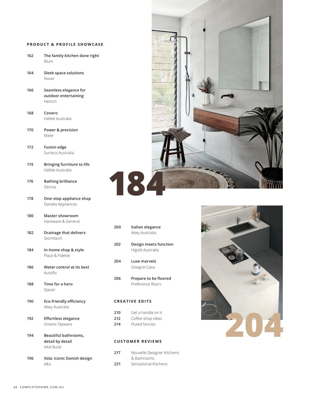 Kitchens & Bathrooms Quarterly Preview Pages