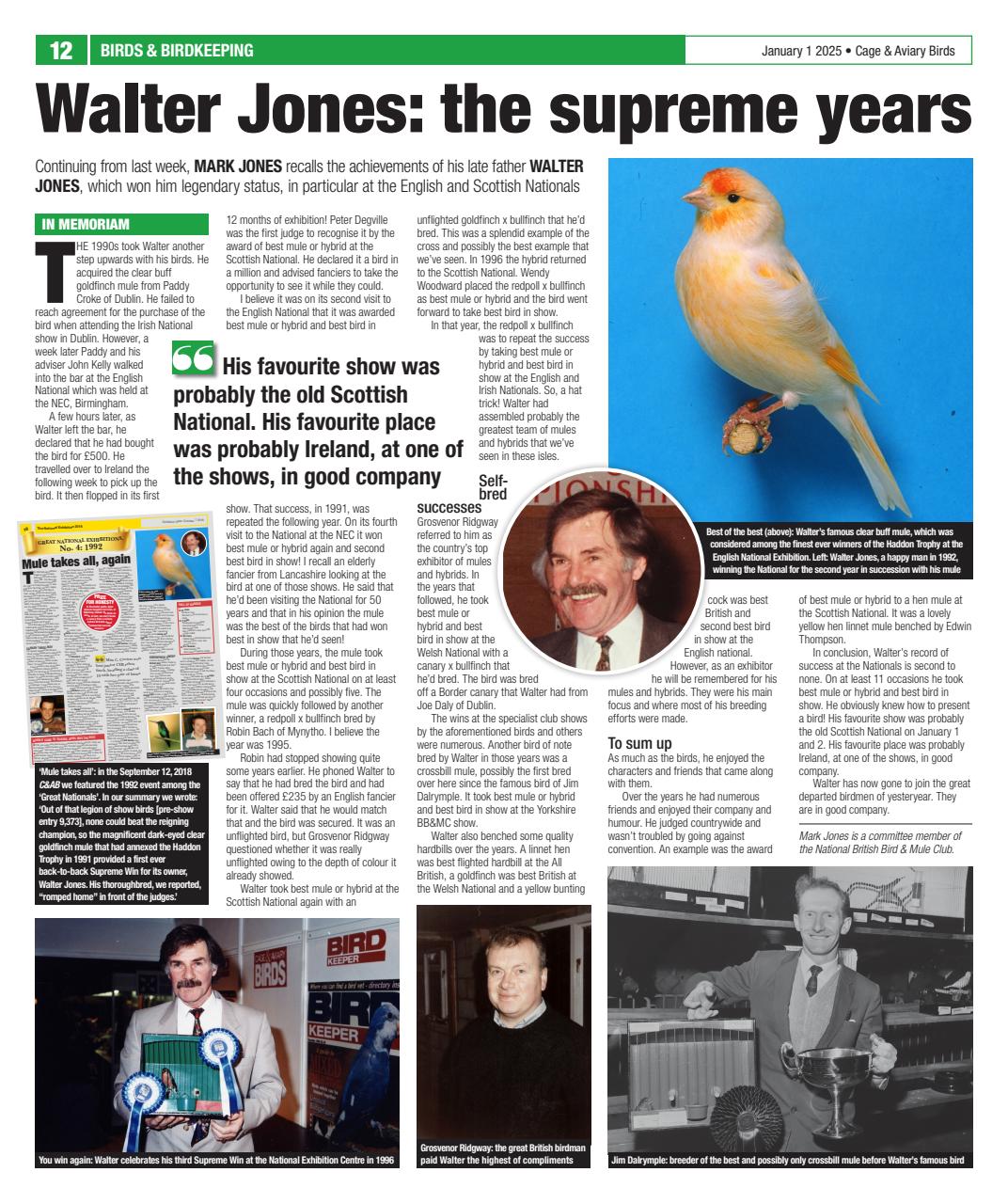 Cage & Aviary Birds Preview Pages