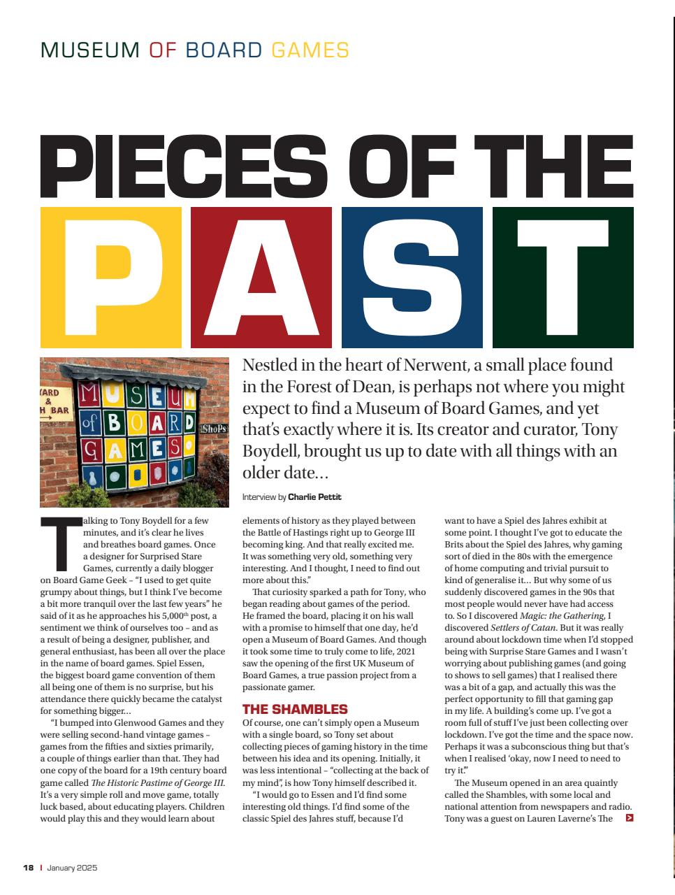 Tabletop Gaming Preview Pages