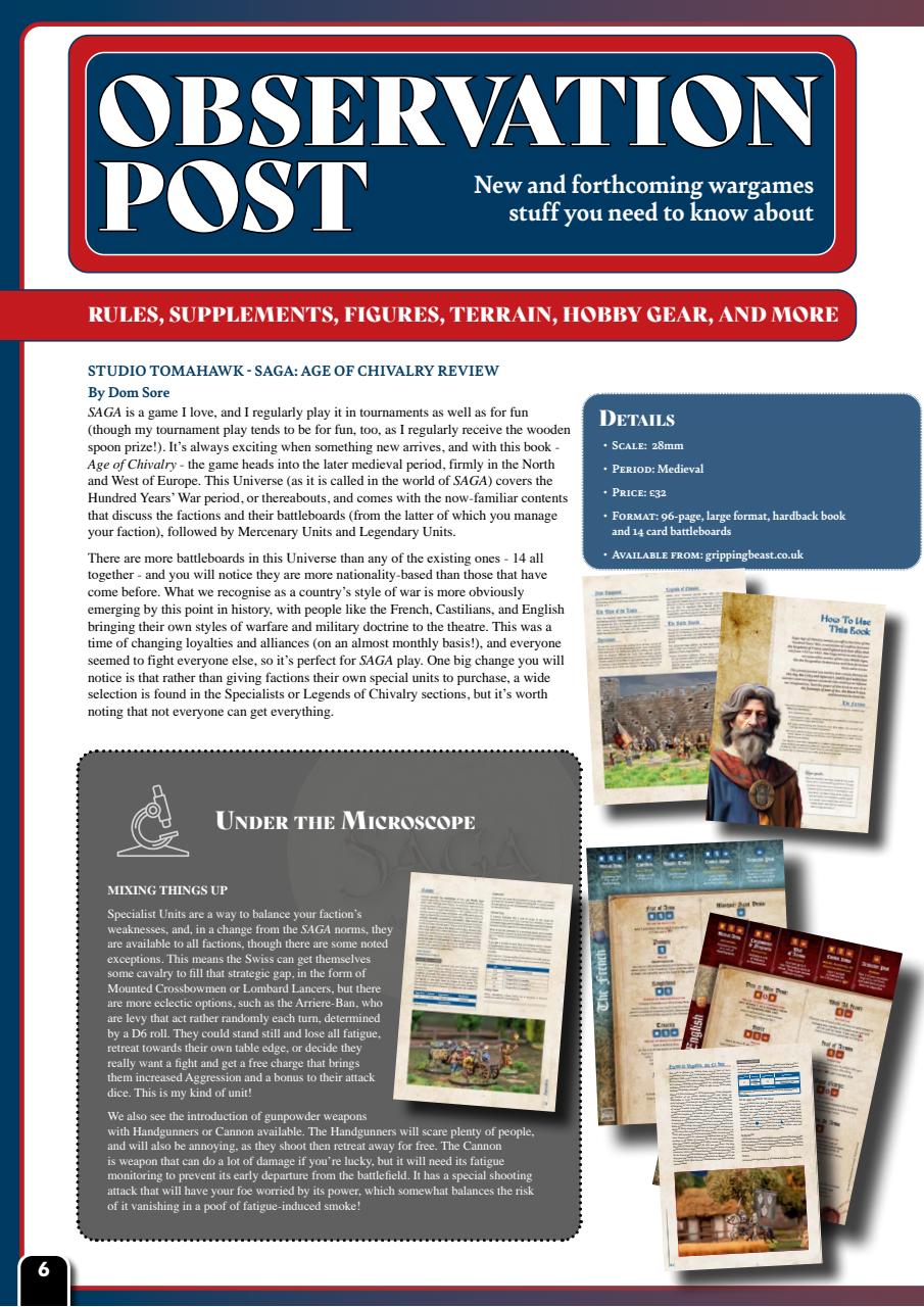 Wargames Illustrated Preview Pages