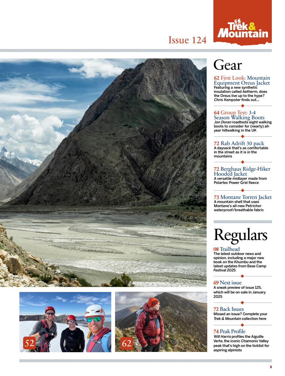 Trek & Mountain Magazine Preview Pages