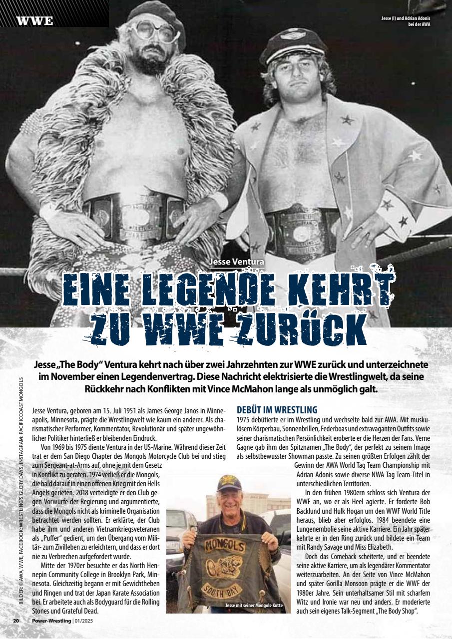 Power-Wrestling Preview Pages