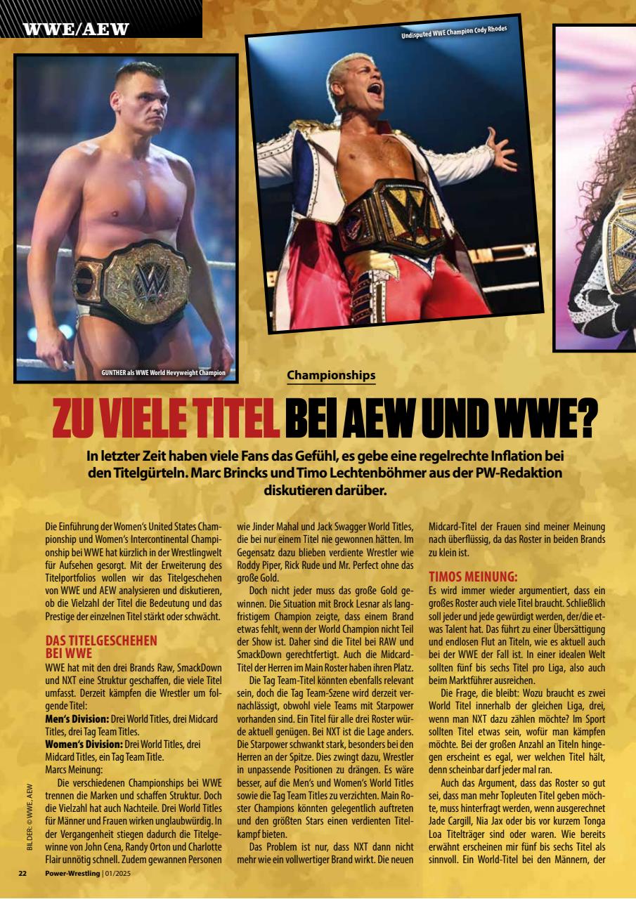 Power-Wrestling Preview Pages