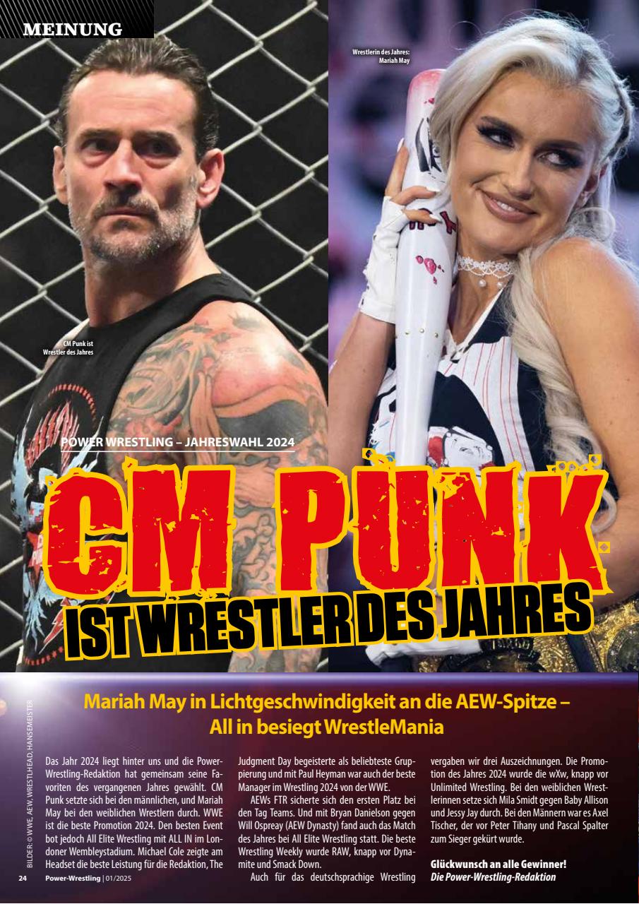 Power-Wrestling Preview Pages