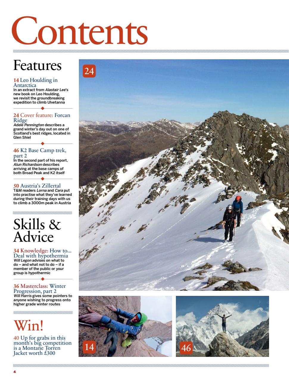 Trek & Mountain Magazine Preview Pages
