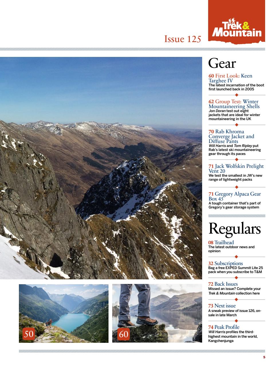 Trek & Mountain Magazine Preview Pages