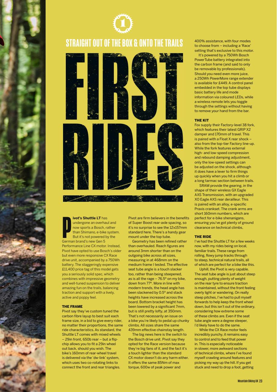 Mountain Biking UK Preview Pages