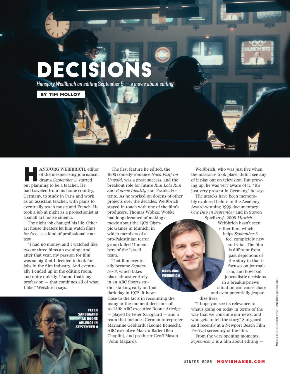 MovieMaker Magazine Preview Pages