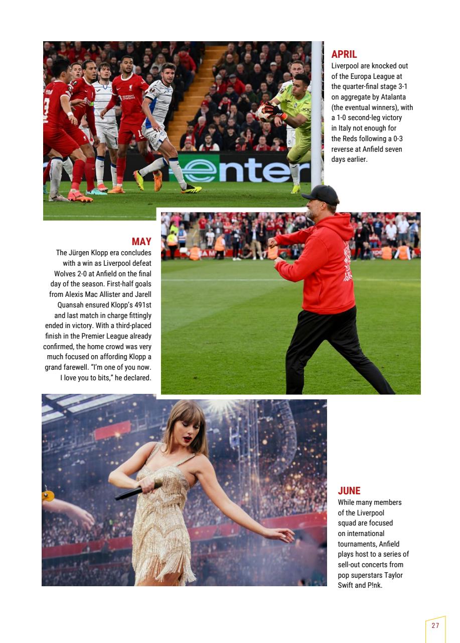 Liverpool FC Programmes Preview Pages