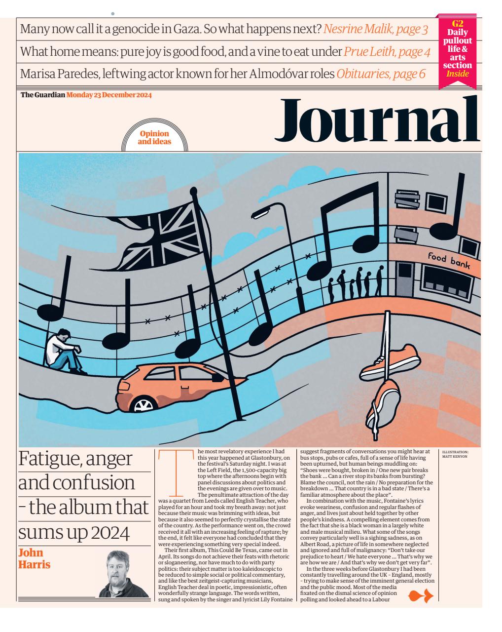 The Guardian Newspaper Preview Pages