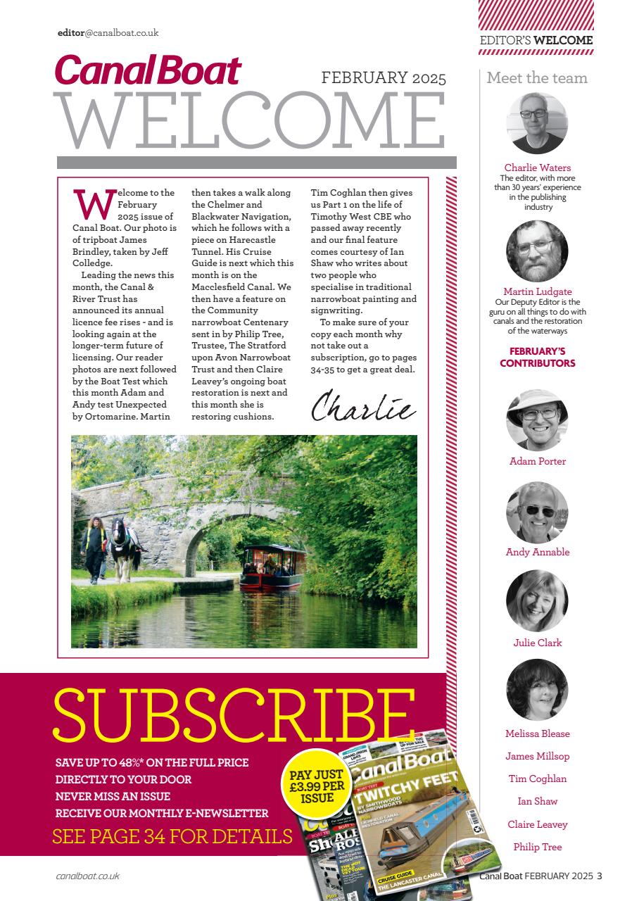 Canal Boat Preview Pages