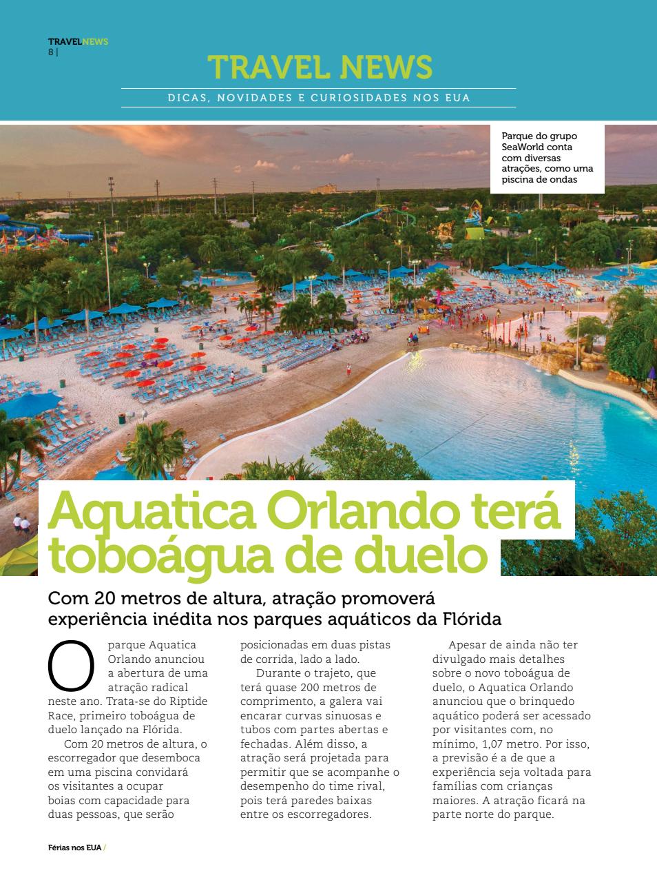 Férias no Brasil e Férias EUA Preview Pages