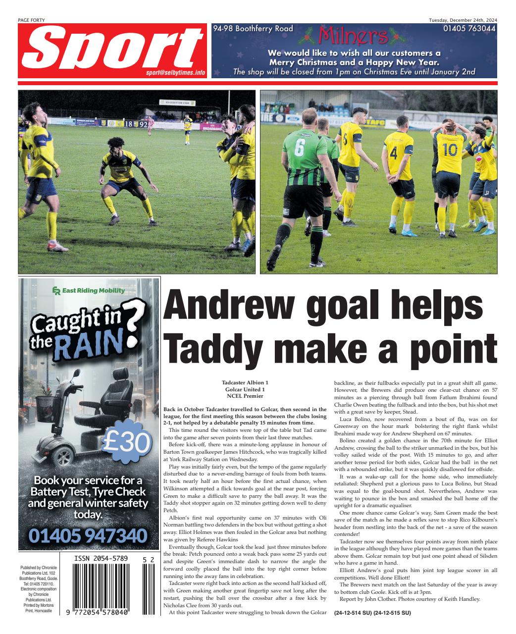 Selby Times Preview Pages