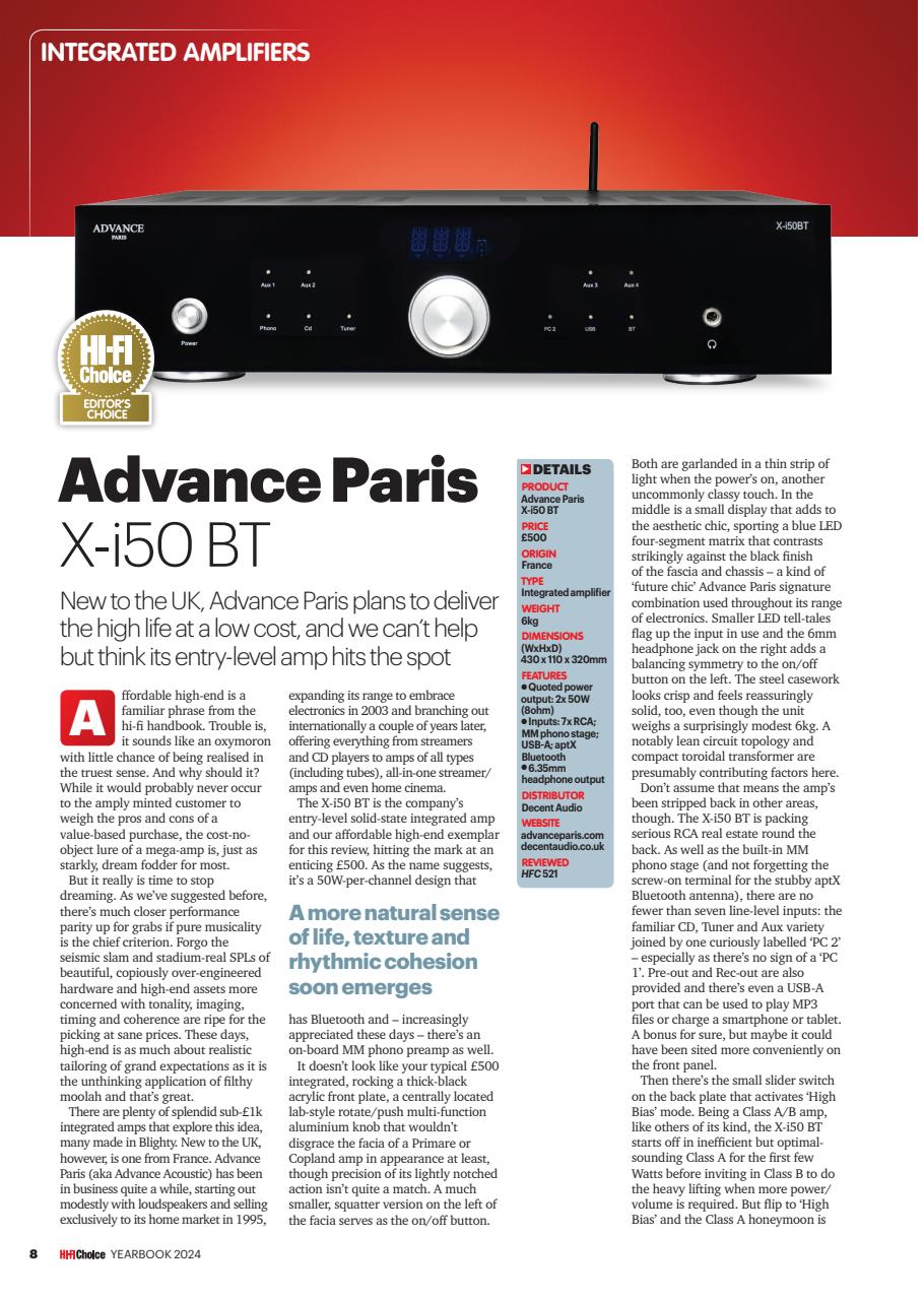 Hi-Fi Choice Preview Pages