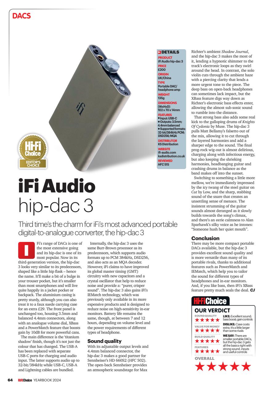 Hi-Fi Choice Preview Pages
