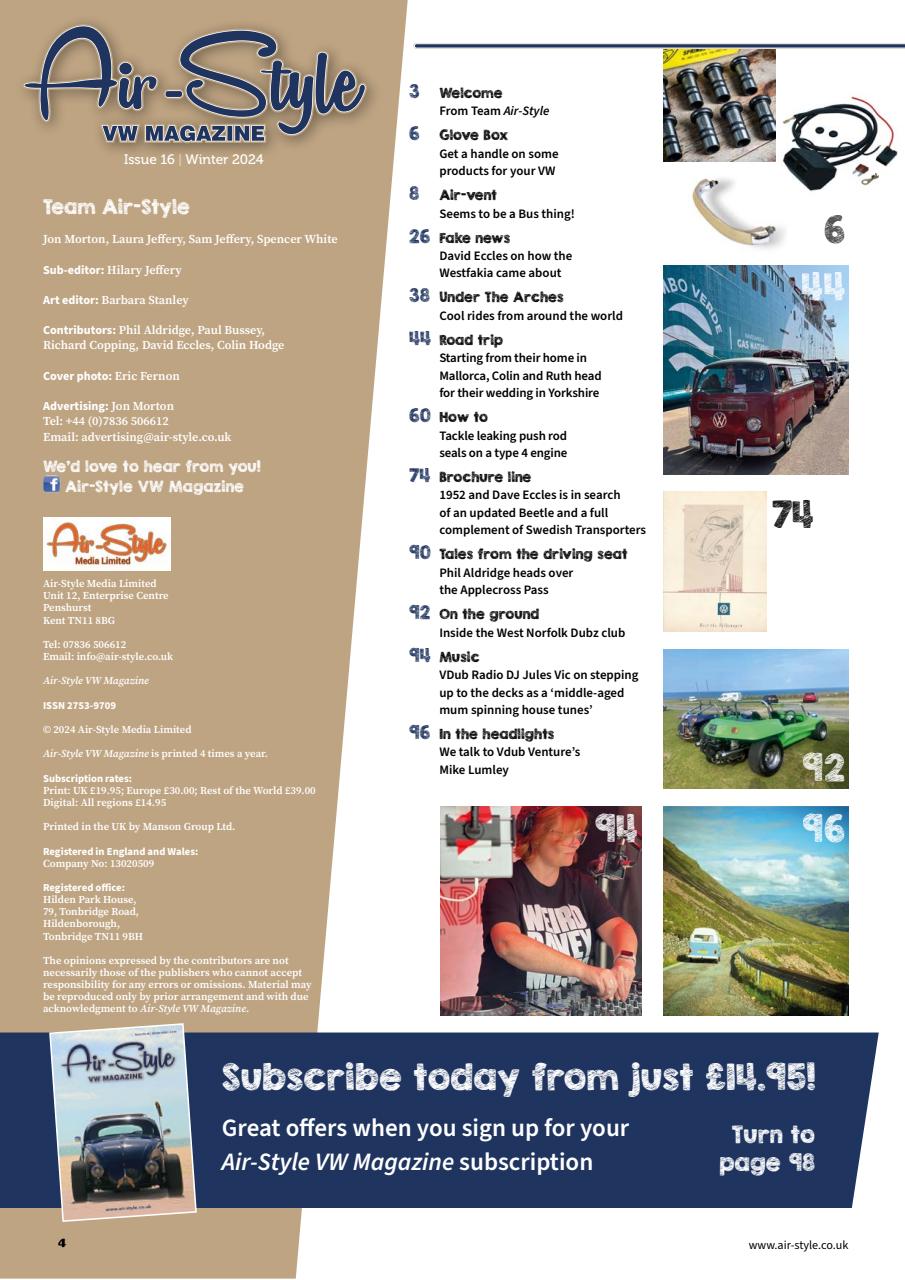 Air-Style VW Magazine Preview Pages
