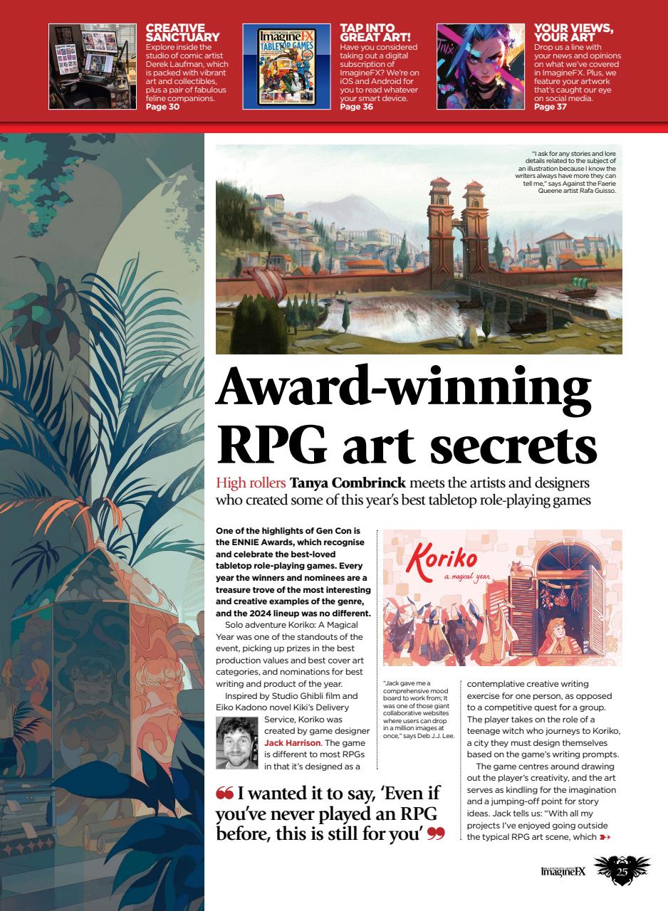 ImagineFX Preview Pages