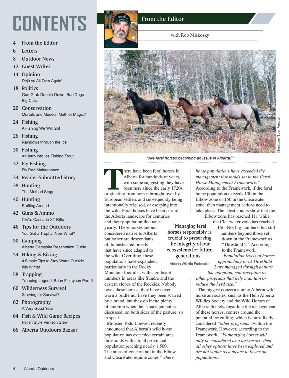 Alberta Outdoors Preview Pages