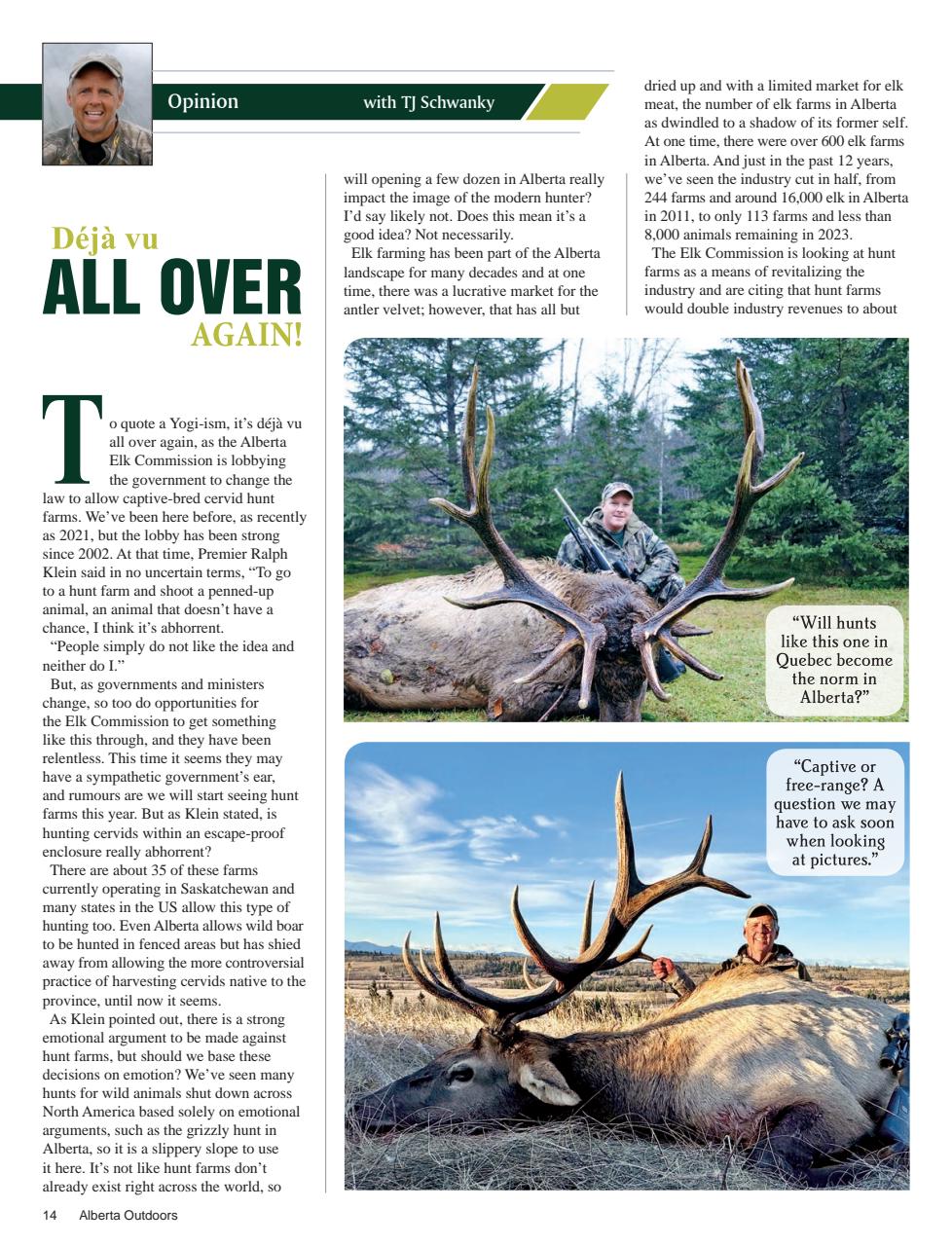 Alberta Outdoors Preview Pages