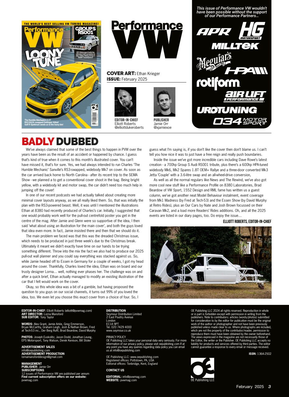 Performance VW Preview Pages
