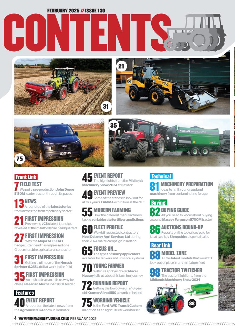 Farm Machinery Journal Preview Pages