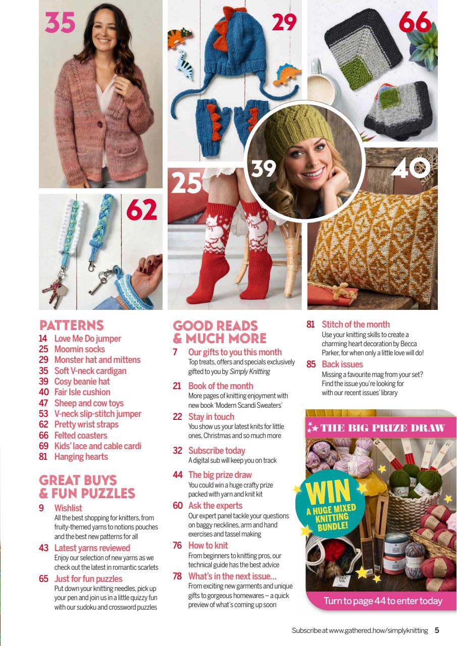 Simply Knitting Preview Pages