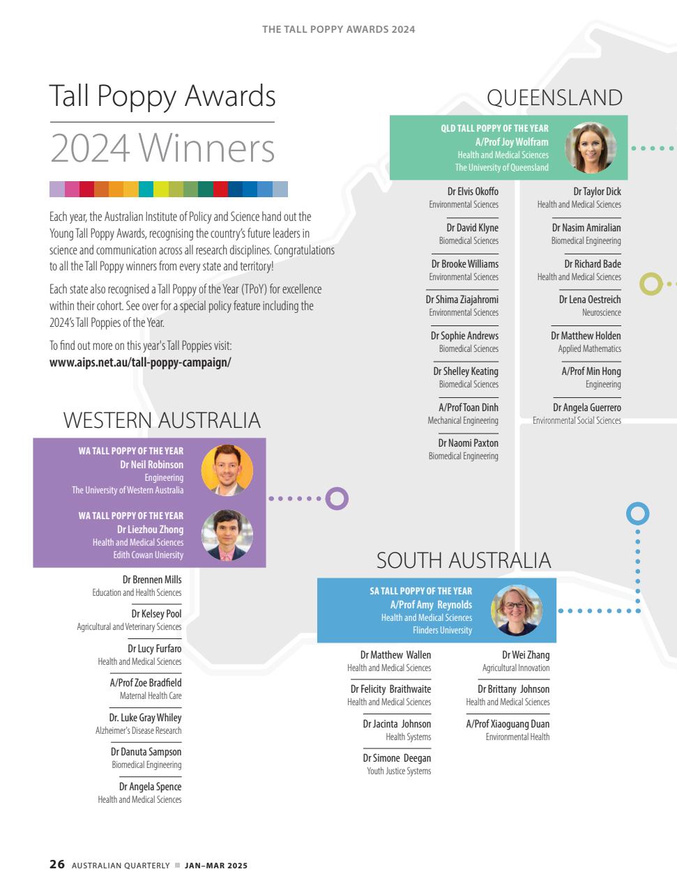 AQ: Australian Quarterly Preview Pages