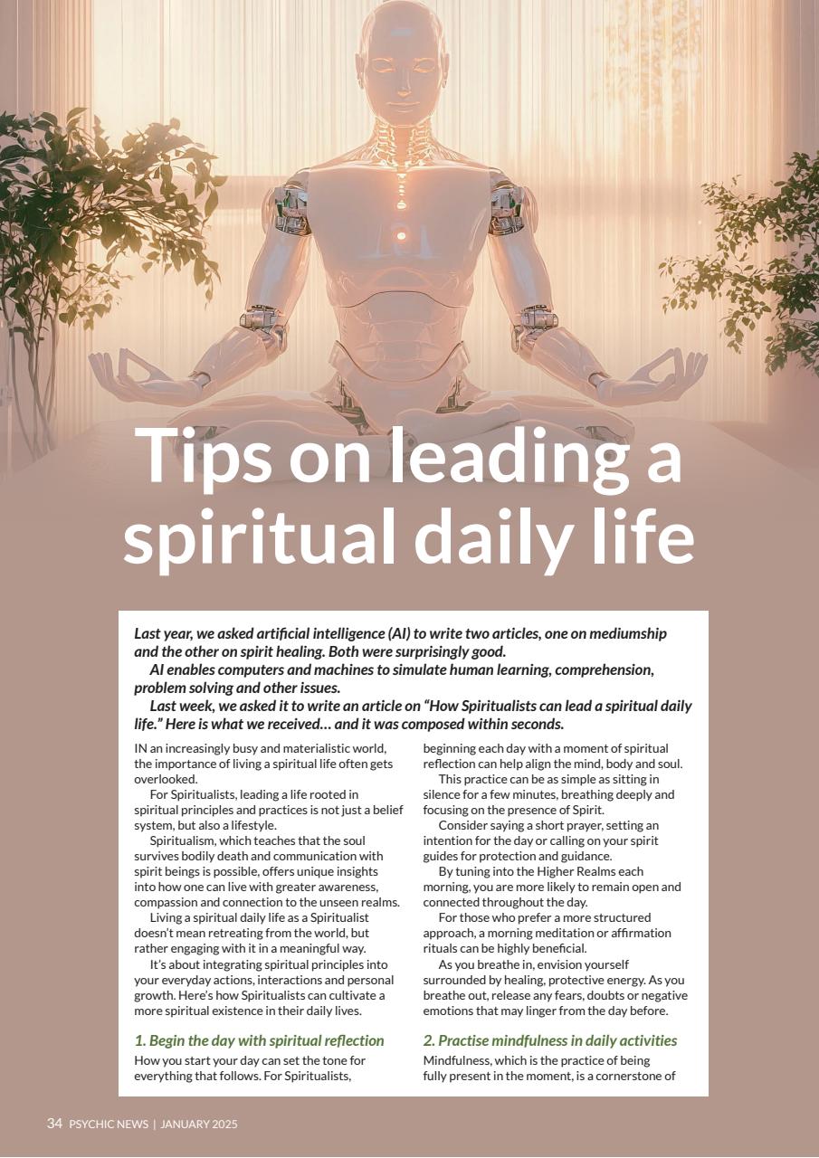 Psychic News Preview Pages